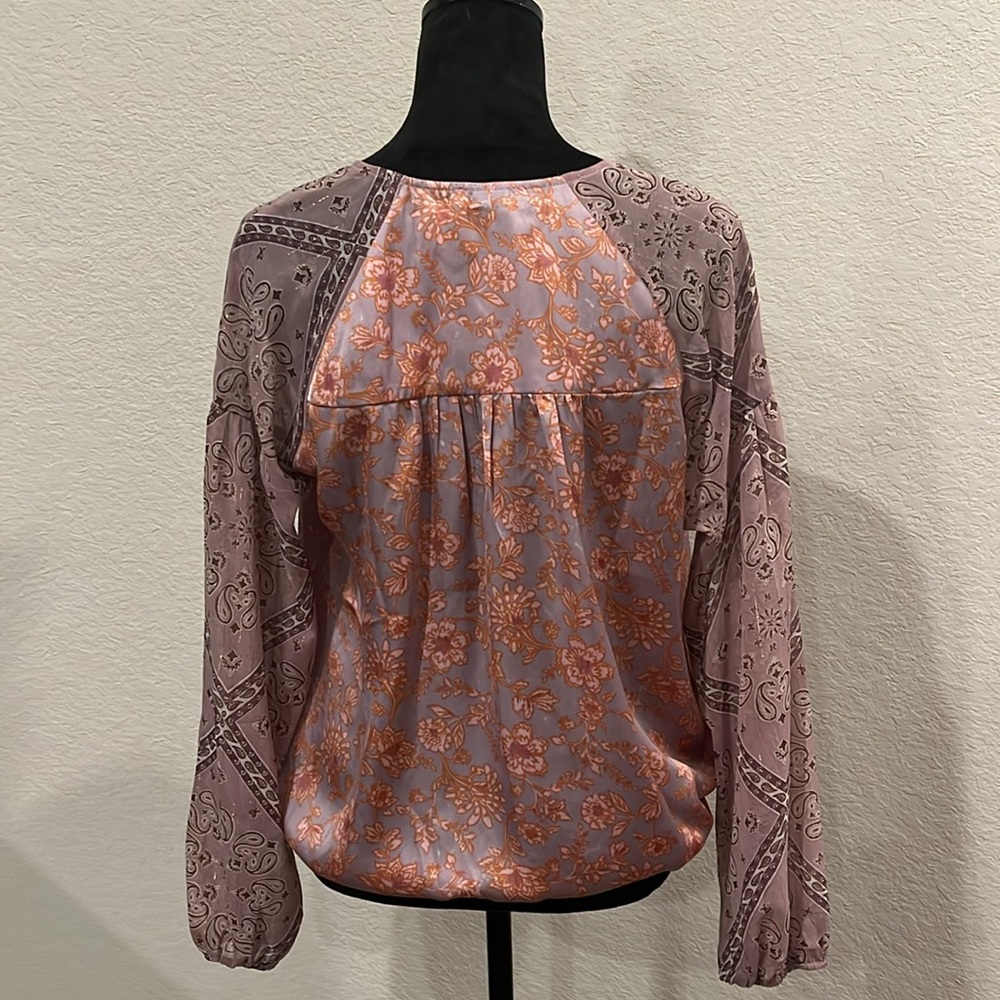 Beautiful Multi Pattern Top With Crossover Front - image 2